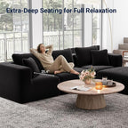Avenco 106” 3-Seater Modular Sofa Couch, Individually Wrapped Coil Support & - Image 7