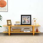 Bamboo TV Stand for TVs up to 65", Accent Entertainment Center - Image 4