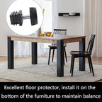 8Pcs Adjustable Leveling Feet, Square Insert Kit, Furniture Glide Leveler - Image 5