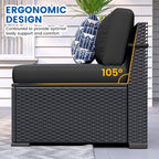 Patio Furniture Sets, 7-Piece Outdoor Patio Furniture - Image 3