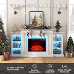 72" LED Lights Electric Fireplace - Image 3