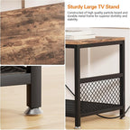 VECELO TV Stand with Power Outlets - Image 7
