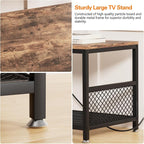 VECELO TV Stand with Power Outlets - Image 4