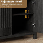 Fatmok Fluted Buffet Cabinet - Image 4