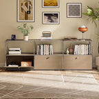 Modern Storage Cabinet Sideboard Versatile Free-Standing Organizer Cabinets - Image 2