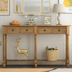Merax Retro Console Table Sofa Table - Image 3