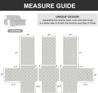 Genina Waterproof Couch Cover for Reclining Sofa - Image 5