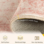 RELEANY Area Rugs 2'x10' Runner Rug Non Slip Washable - Image 3