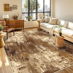 RELEANY Washable Area Rugs 2'x3' Non-Slip Modern Abstract Soft - Image 8