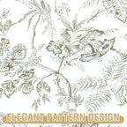 H.VERSAILTEX Printed Chair Slip Cover Floral Pattern Sofa Cover Soft - Image 3