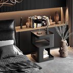Modern Metal Side Table with Storage, Small End Table - Image 6
