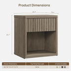 SICOTAS Night Stand Set of 2 Nightstands - Image 3