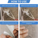 SYLVASS 8x11 Inch Fabric Repair Patches, Self-Adhesive Linen Patch - Image 5