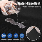 Water Repellent L Shaped Couch Covers 3 Pieces Sofa Seat Cushion Slipcovers - Image 2