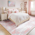 RELEANY Washable Area Rugs 7'x9' Non-Slip Modern Abstract Soft by RELEANY