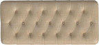Homepop Home Decor | Tufted Ainsley Button Storage Ottoman Bench - Image 6