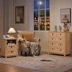 Joaxswe Farmhouse 5 Drawer Dresser - Image 10