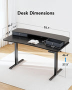 HUANUO 55″ x 26″ Electric Standing Desk - Image 2