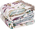 LUTBM Boho Throw Blanket for Bed Cotton Summer Blankets Bedroom Living Room by LUTBMFindYourFreeSpiritatHome
