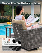 Luxury 3-Piece Patio Furniture Set - Image 6