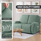 Timeles Recliner Covers Extra Wide Recliner Loveseat Covers Oversized Reclining - Image 2