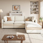 97" Cloud Couches for Living Room, 29.1" Deep Seat Modular Sectional Sofa - Image 3