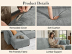 109'' Oversized Modular Sectional Sofa - Image 7