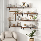Fun Memories Deep Floating Shelves, 48W x 8D Floating Shelves Set of 2 - Image 7