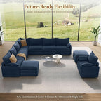 Vesgantti Large Modular Sectional Sofa, Big Comfy Cloud Couch - Image 8