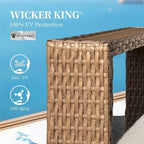 SUNSHINE VALLEY 7 Pieces Patio Furniture Set, Outdoor Wicker Conversation Set - Image 8