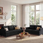 Apicizon 89" Dark Grey Couch for Living Room, Comfy Clound Couch 3 Seater Sofa - Image 7