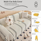 DREAMINGO Couch Cover Reversible Chenille Furniture Protector Sofa Covers - Image 6