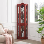 Glass Corner Display Cabinet - Image 5