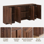 JXQTLINGMU 66" Large Sideboard Buffet Cabinet - Image 5