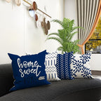 YCOLL Pillow Covers 20x20 Set of 4, Modern Sofa Throw Pillow Cover, Decorative - Image 6