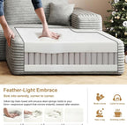 AUGOP 136" Sectional Couches for Living Room Modern Modular Sofa - Image 4