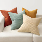 MIULEE Teal Orange Decorative Throw Pillow Covers 18x18 Inch Set of 4 Boho - Image 6