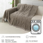 MYSKY HOME Couch Covers for 3 Cushion Couch Sofa, Sectional Couch Cover L Shape - Image 6