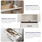 JXQTLINGMU Farmhouse Kitchen Pantry Cabinet - Image 5