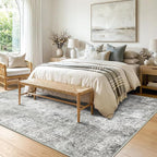 RELEANY Washable Area Rugs 10'x14 Non-Slip Modern Abstract Soft - Image 2