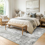 RELEANY Washable Area Rugs 7'x9' Non-Slip Modern Abstract Soft - Image 2