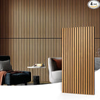 Art3d 4 Pack 47.2 x 23.6in. Wood Slat Acoustic Panels by Art3d