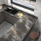 BAYYA Countertop Covers Peel and Stick Wallpaper Glossy Marble Contact Paper - Image 3