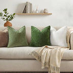 decorUhome Summer Couch Euro Sham Throw Pillow Covers 26x26 Set of 2, - Image 4