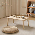 JIKUGO Bamboo Folding Coffee Table No Assembly Required Japanese Floor Table by JIKUGO