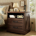AODK 24 Inch Farmhouse Nightstand by AODK