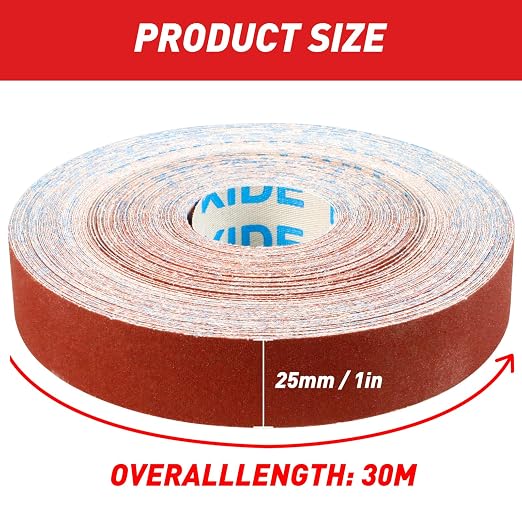 Emery Cloth Roll, 400 Grit Sandpaper Roll, Wet and Dry Emory Cloths - Image 5