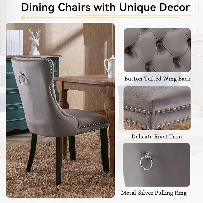 Henf 9 Pieces Extendable Dining Table Set - Image 6