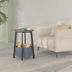 sthmec Small Round Side End Table Set of 2 - Image 4