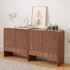 FurSch Fluted Sideboard Buffet Cabinet, Mid Century Modern Storage Cabinet - Image 9